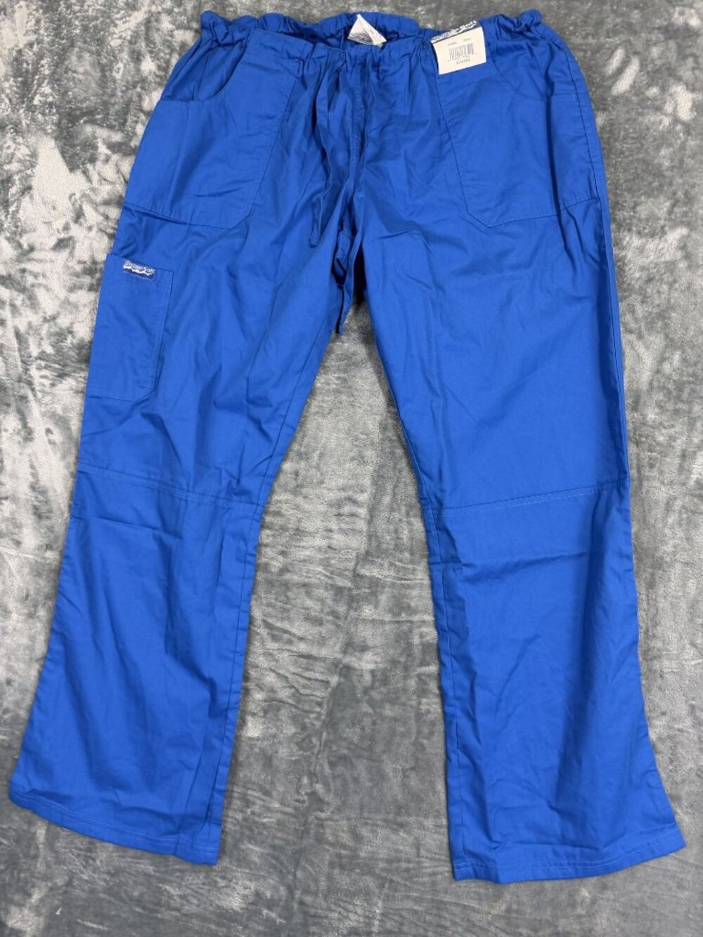 Butter-Soft X-Large Royal Blue Scrub Pants With Drawstring & Pockets